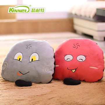 精耐特(KINNET)蛇娃娃红色抱枕被 空调被 午睡毯 创意抱枕
