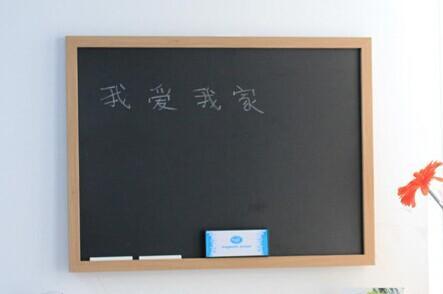 厂家批发办公教学木质写字黑板枫木纹单面立式儿童小黑板 好货源
